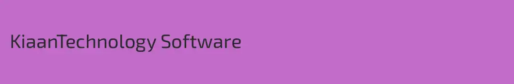 KiaanTechnology Software